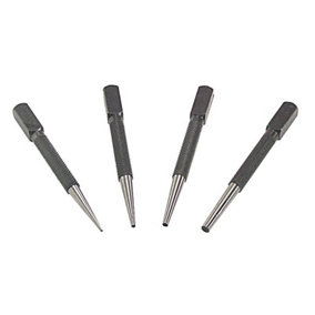 Priory - 66SN4 Nail Punch Set 4 Piece