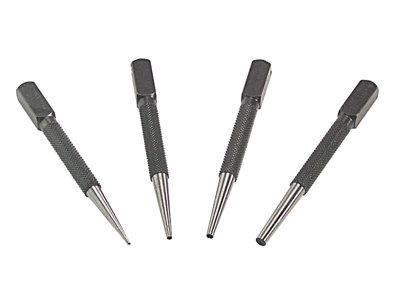 Priory 66Sn4 Nail Punch Set 4 Piece