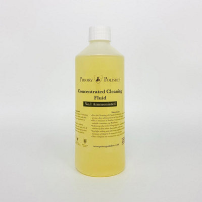 Priory Polishes No 1 Clock/Brass Cleaning Concentrate 500ml