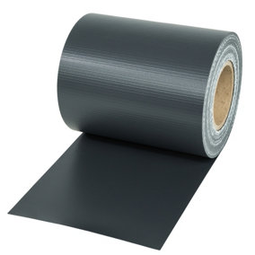 Privacy Film - double-sided print, opaque and tear-resistant, fastening clips included -  70 m anthracite
