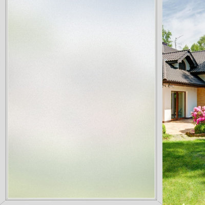 Privacy window film, 90 x 100 cm, frosted film, protects privacy ...
