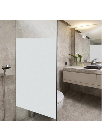 Privacy window film, 90 x 100 cm, frosted film, protects privacy ...