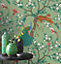 Priya Chinoiserie Bright Sage Wallpaper