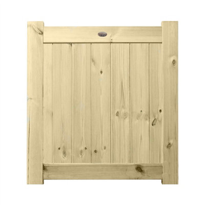 Prmier URBAN Tongue & Groove Garden Gate Pedestrian Pathway Height: 3ft x Width: 3ft Full Without Trellis