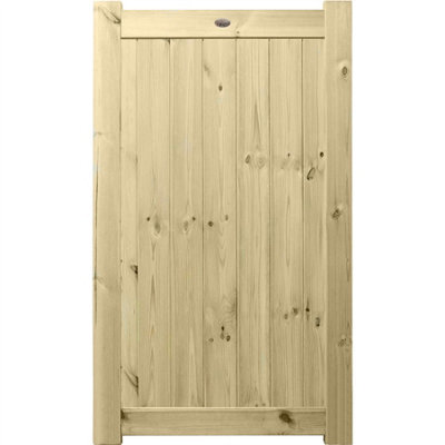 Prmier URBAN Tongue & Groove Garden Gate Pedestrian Pathway Height: 5ft x Width: 3ft Full Without Trellis