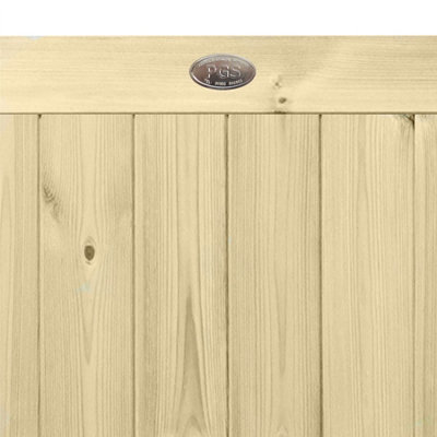 Prmier URBAN Tongue & Groove Garden Gate Pedestrian Pathway Height: 5ft x Width: 3ft Full Without Trellis - 3