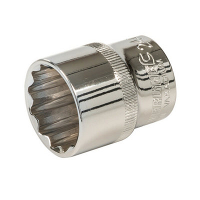 PRO 24mm Socket Driver 12 Point 1/2" Ratchet Spanner Bit Steel Square Drive Tool