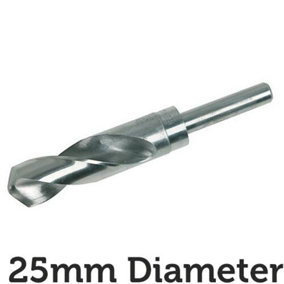 PRO 25mm Blacksmiths Drill Bit 12.5mm Shank Metal Milling Sheet Steel Aluminium