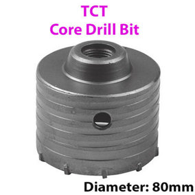 PRO 80mm (3.15") TCT Core Drill Bit Tile Marble Glass Brick Hole Saw Cutter