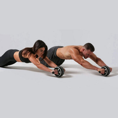 Pro Abs Roller Exercise Wheel Abdominal Core Strength Workout Muscle ...