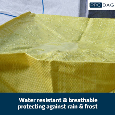 PRO Bag Brick Cover - Yellow Laminated Brick Cover - Brick Protection - Water Resistant, Frost Protected, UV Protected