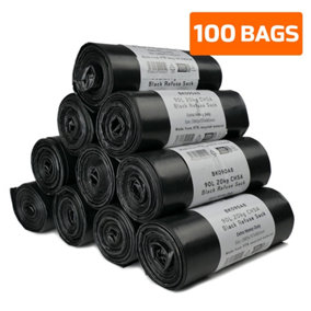 PRO Bag Garden Sack - PREMIUM GRADE - Extra Strong Black Garden Sack - Rolls of Heavy Duty Tear Resistant Garden Refuse Sacks