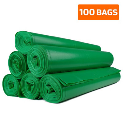 PRO Bag Garden Sack - PREMIUM GRADE - Extra Strong Green Garden Sack - Rolls of Heavy Duty Tear Resistant Garden Refuse Sacks