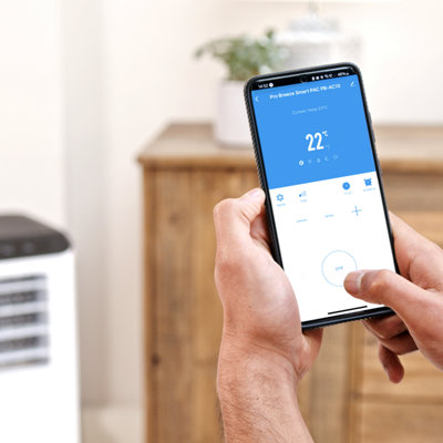Pro Breeze 12,000 BTU 3-in-1 Portable Air Conditioner - Smart App and Voice Control Compatible with Dual Window Kit
