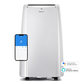 Pro Breeze 12,000 BTU Portable Air Conditioner, Heater and Dehumidifying - App and Voice Control Compatible with Dual Window Kit