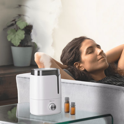 Pro Breeze 3.5L Ultrasonic Cool Mist Humidifier with Aroma Diffuser