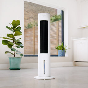 Pro Breeze 5L Evaporative Air Cooler & Portable Tower Fan with Sleep, Natural and Humidification Modes
