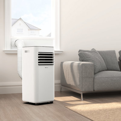 Pro Breeze 7000 BTU Portable Air Conditioner with Dehumidifying Function- 3-in-1 modes with Dual Window Kit