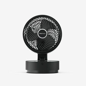 Pro Breeze 8" Turbo Desk Fan with 24 Speeds, 4 Operating Modes and 12 Hour Timer - Black