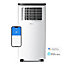 Pro Breeze 9000 BTU Portable Air Conditioner with Dehumidifying Function- 4-in-1, Smart App Compatible with Dual Window Kit
