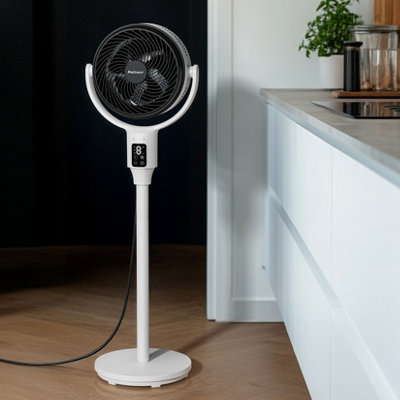 Pro Breeze AirFlo 43" Pedestal Air Circulator Fan with Smart App Control