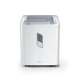 Pro Breeze Countertop Ice Cube Maker - 2L Self-Cleaning Machine With 15kg Daily Output - White