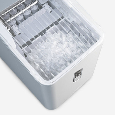 Pro Breeze Countertop Ice Cube Maker - 2L Self-Cleaning Machine With 15kg Daily Output - White