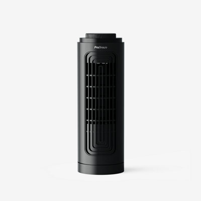 Pro Breeze Desktop 3 Speed Mini Tower Fan - Black