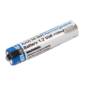 PRO ELEC - Industrial NiMH Rechargeable AAA Battery, 1100mAh Tagged