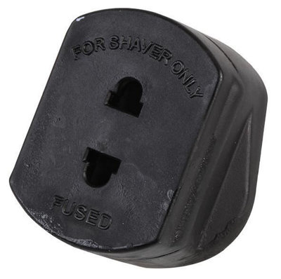 PRO ELEC - Shaver Adaptor 1A Black