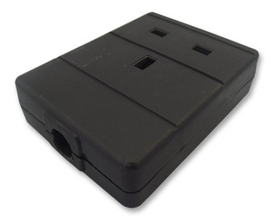 PRO ELEC - Single Extension Socket, Black