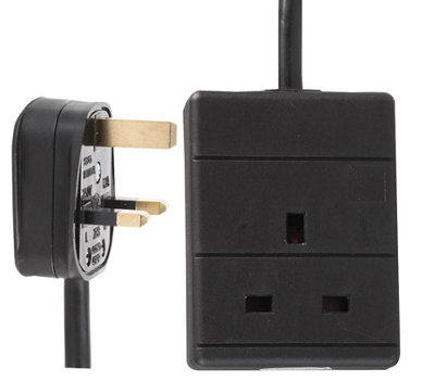 PRO ELEC - Single Socket Extension Lead, 20m Black Price Comparisons | Compare The Build