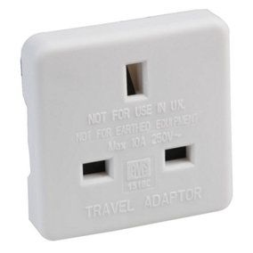 PRO ELEC - UK to US Travel Adaptor, Twin Pack