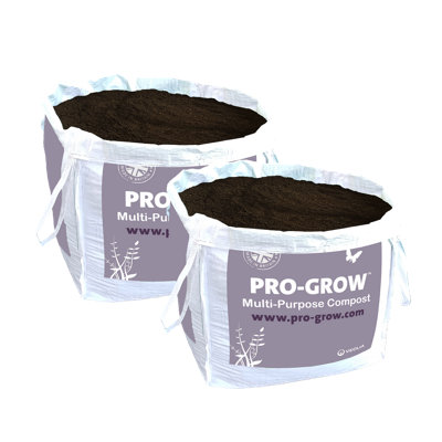 Pro-Grow 1460L Multi-Purpose Compost Bulk Bag: Peat-free soil for planting containers, pots, tubs, general gardening & landscaping