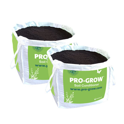 Pro-Grow 1460L Soil Conditioner Compost Bulk Bag: Peat-free soil improver / soil enhancer for general garden use & landscaping.