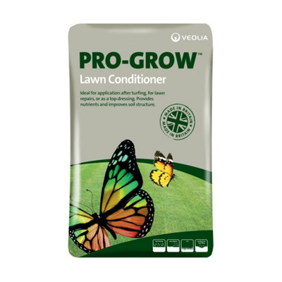 Pro-Grow 25L Lawn Conditioner Compost -single: Peat-free top dressing ...