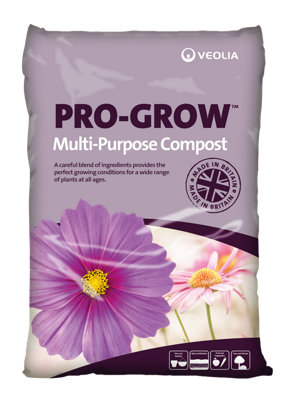 Pro-Grow Multi-Purpose Compost 50 x 50L Bags - 2500L: Peat-free soil for planting, potting up, general garden use & landscaping