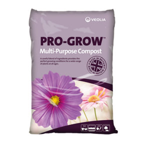 Pro-Grow Multi-Purpose Compost 50 x 50L Bags - 2500L: Peat-free soil for planting, potting up, general garden use & landscaping