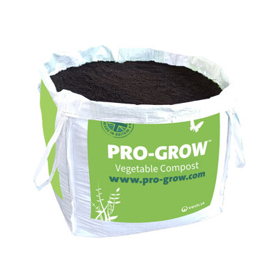 Pro-Grow Vegetable Growing Compost 1000L - Peat Free & Organic Soil ...