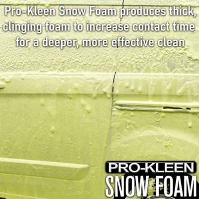 Pro-Kleen 10L Banana Milkshake YELLOW Snow Foam with Wax - Super Thick & Non-Caustic Foam