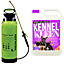 Pro-Kleen 10L Pump Sprayer with Pro-Kleen 5L Kennel Kleen Lavender For Catteries, Hutches, Aviaries, Patios, Artificial Grass