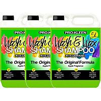 Pro-Kleen 15 Litres Carnauba Wash and Wax Shampoo (Apple Fragrance)