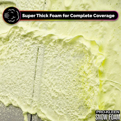Pro-Kleen 15L Banana Milkshake YELLOW Snow Foam with Wax Super Thick & Non-Caustic Foam - 4