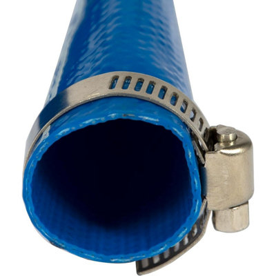 Pro-Kleen 15M PVC Heavy Duty Layflat Submersible Pump Hose For Flood Water, Hot Tubs, Ponds