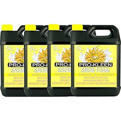 Pro-Kleen 20L Banana Milkshake YELLOW Snow Foam with Wax Super Thick & Non-Caustic Foam