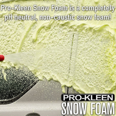 Pro-Kleen 5L Banana Milkshake YELLOW Snow Foam with Wax - Super Thick & Non-Caustic Foam