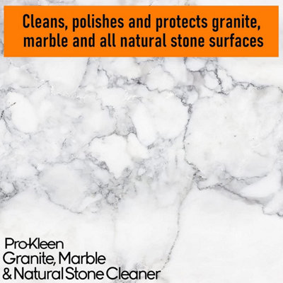 Pro-Kleen 750ml Granite, Marble & Natural Stone Cleaner Spray - 3 Pack
