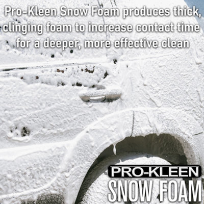 Pro-Kleen Apple Snow Foam, Karcher K Series Snow Foam Lance & Microfibre Cloth & Mitt Pressure Washer
