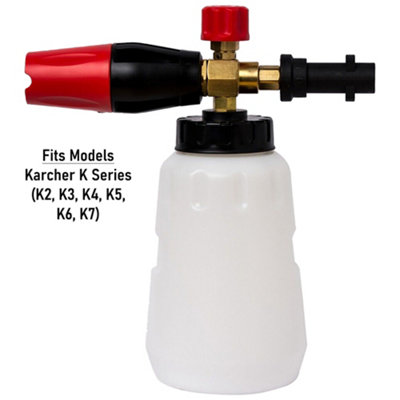 Pro-Kleen Apple Snow Foam Shampoo with Karcher K Series Snow Foam Lance Car Vehicle Pressure Washer Gun Soap Dispenser - 9