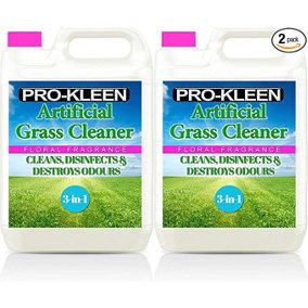 Pro-Kleen Artificial Grass Cleaner Floral Fragrance, Cleans, Disinfects, Deodorises 10 Litre